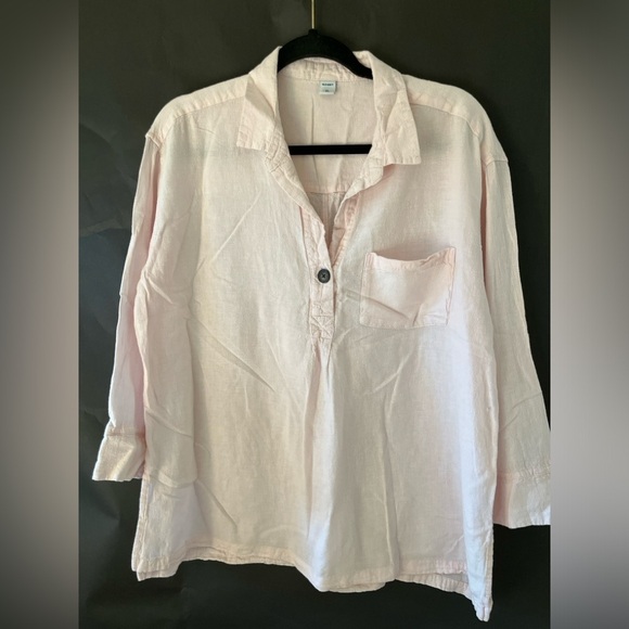 Old Navy Tops - Old Navy women’s extra large 3/4 length, sleeves, pink tunic top